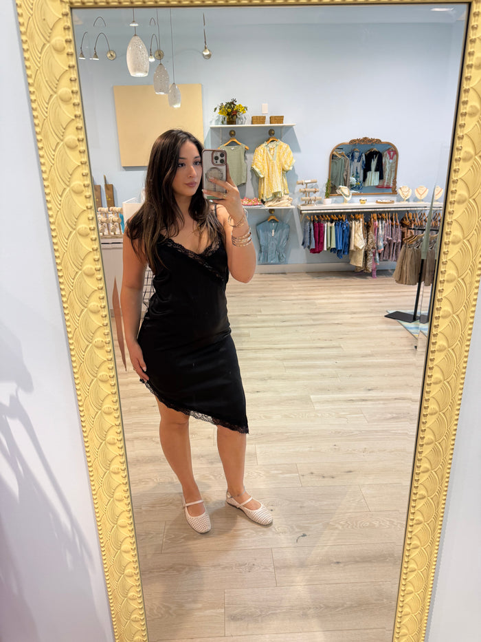 Lace asymmetrical dress