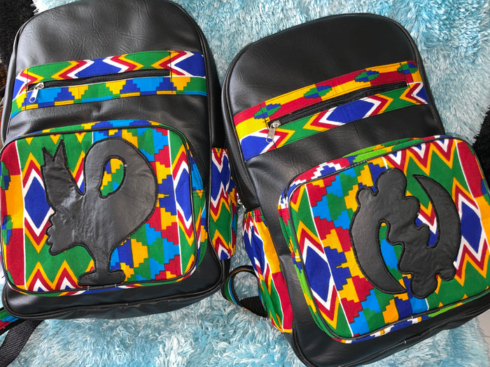Large African print backpackers🔥