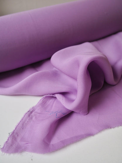 Lavender Lightweight Silk Crepe Satin