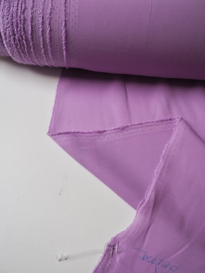 Lavender Lightweight Silk Crepe Satin