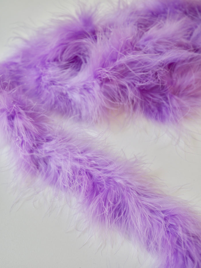 Lavender Marabou Feather Boa