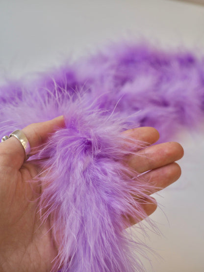 Lavender Marabou Feather Boa