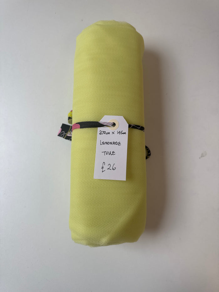 Lemonade Tulle Remnant
