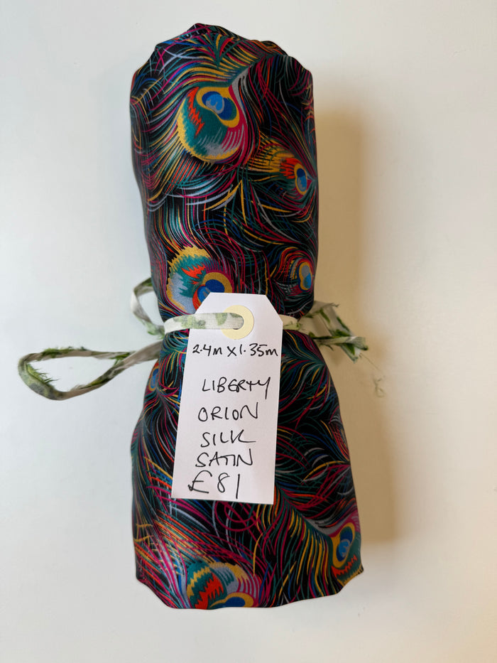 Liberty Orion Silk Satin Remnant