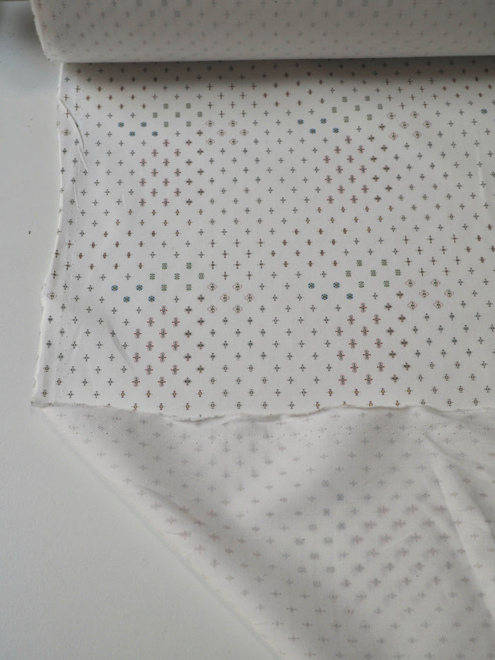 Liberty Rainbow Mini Cross Cotton Poplin