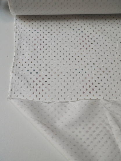 Liberty Rainbow Mini Cross Cotton Poplin