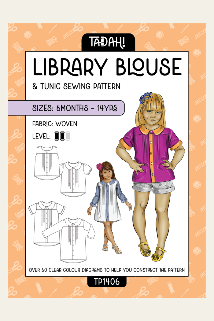 Library Blouse & Tunic Sewing Pattern