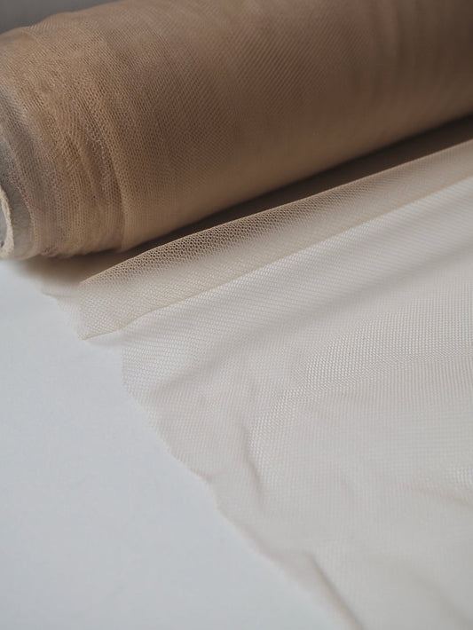 Light Beige Illusion Tulle