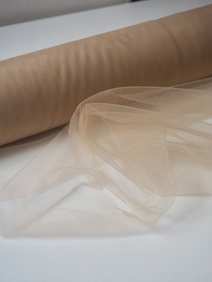 Light Beige Illusion Tulle