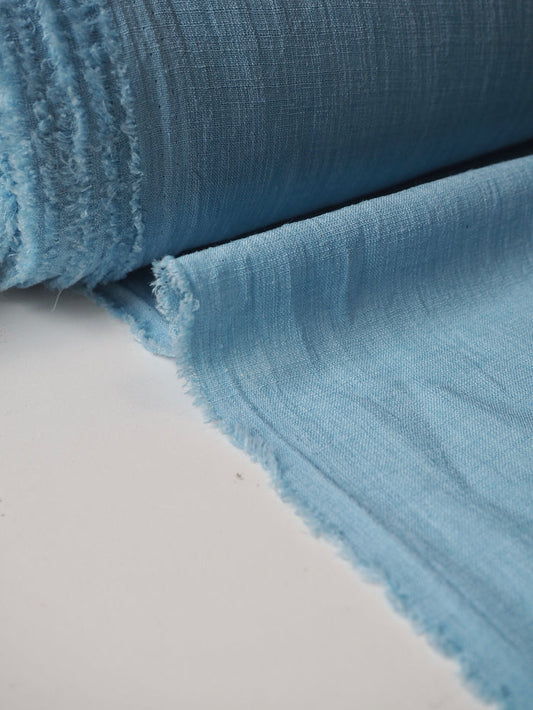 Light Blue Polyester Voile