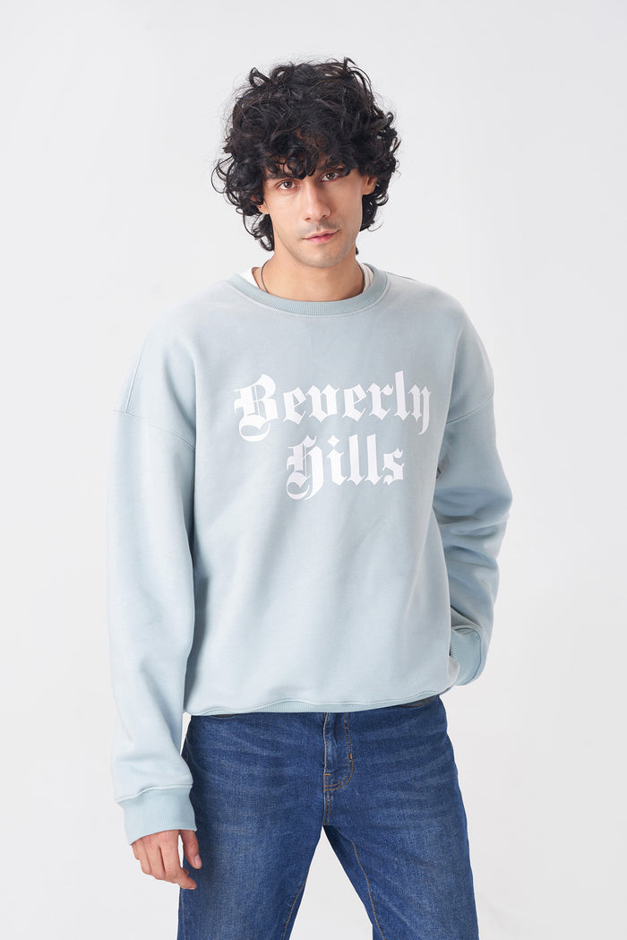 Light Green Beverly Hills Sweatshirt - Stylish & Comfy