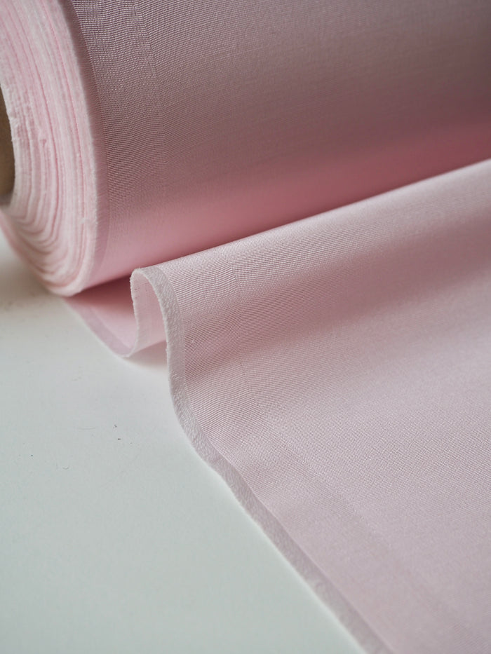 Light Peony Cotton/Silk Micro Faille Taffeta
