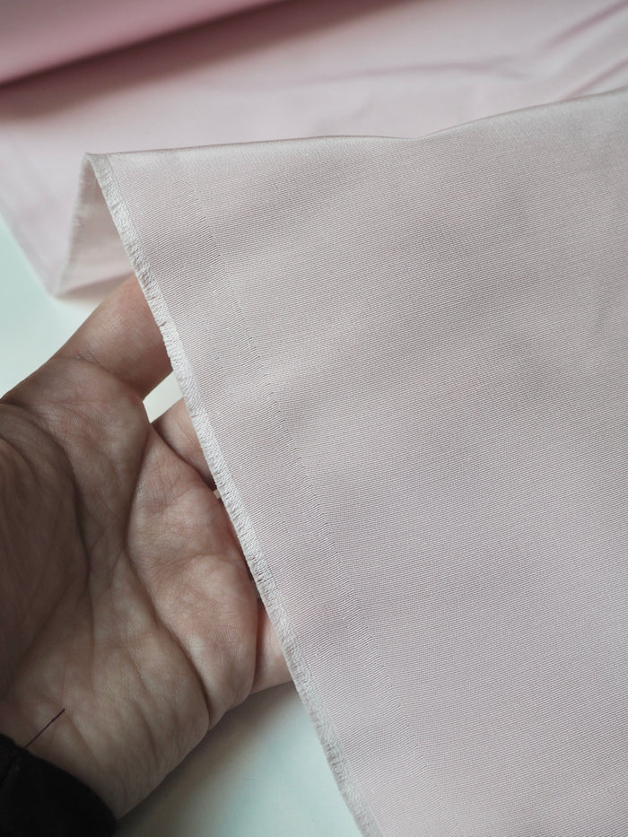 Light Peony Cotton/Silk Micro Faille Taffeta