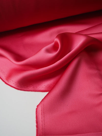 Light Red Lightweight Satin