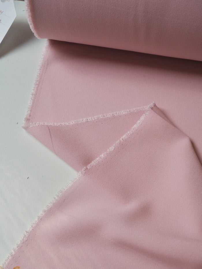 Light Rose Heavy Silk Georgette