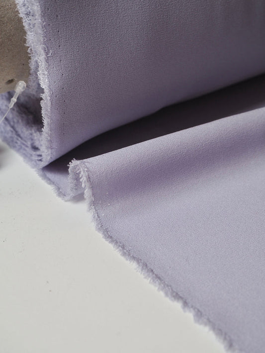 Lilac Heavy Silk Georgette