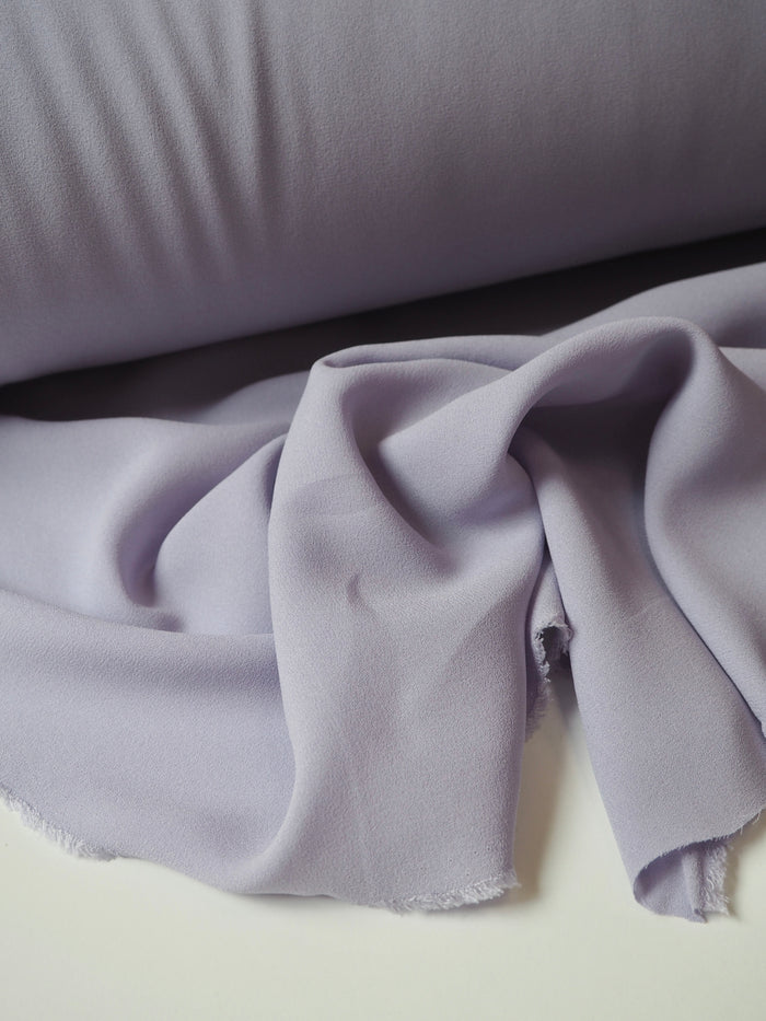 Lilac Heavy Silk Georgette
