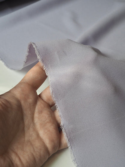 Lilac Heavy Silk Georgette