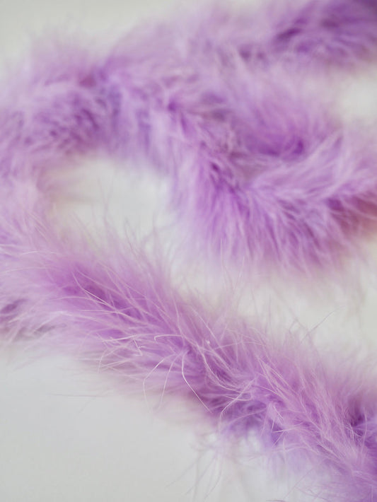 Lilac Marabou Feather Boa
