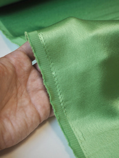 Lime Mediumweight Satin