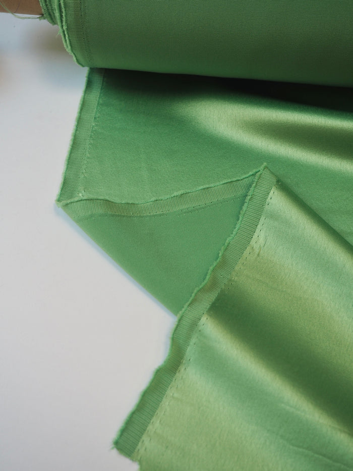 Lime Mediumweight Satin