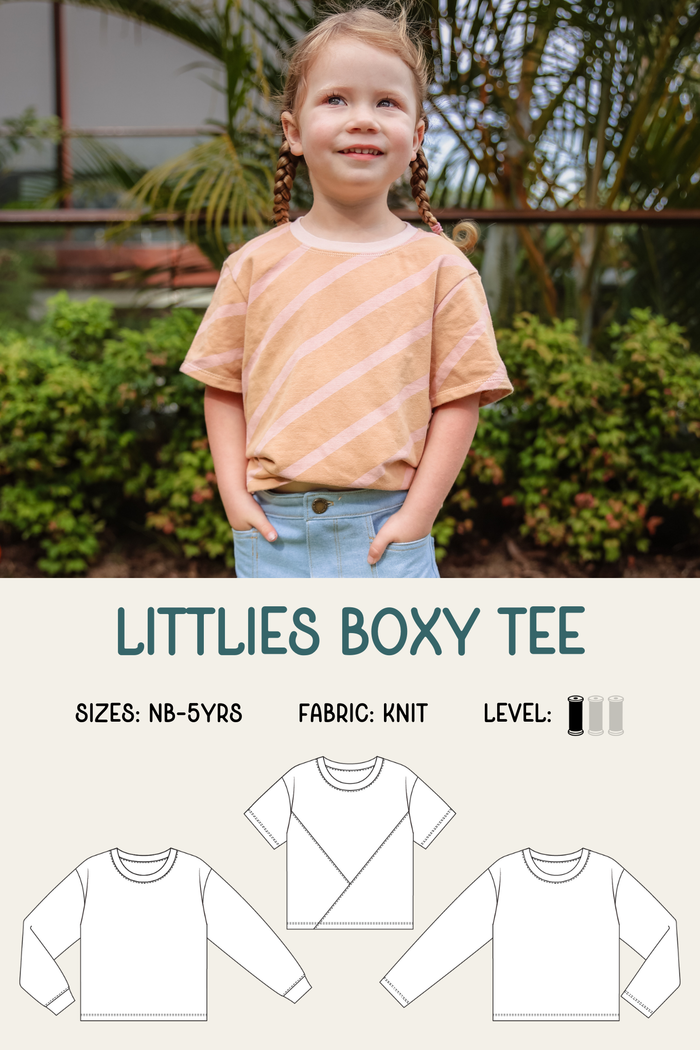 Littlies Boxy Tee Pattern