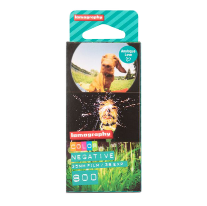 Lomography 800 Color Negative 35mm Film, 3-Pack