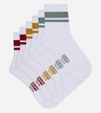 Lot de 3 chaussettes enfant unisex coton EcoDIM Sport