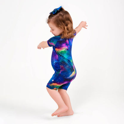 Luminara Galaxy Short Sleeve Romper - Jammie Session
