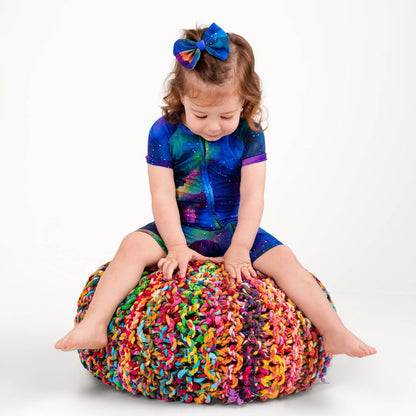 Luminara Galaxy Short Sleeve Romper - Jammie Session