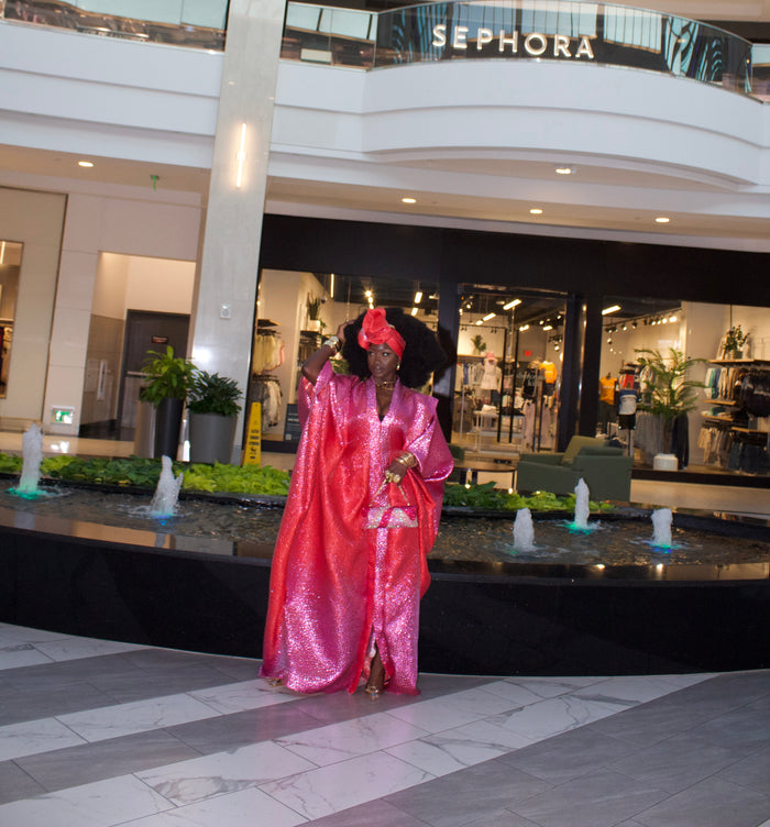 Luxe African rich aunty bubu gown.