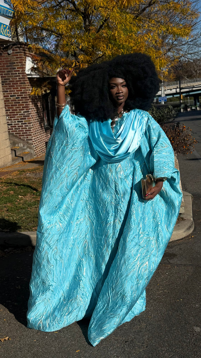 Luxe Premium Brocade Rich Aunty Bubu Gown.