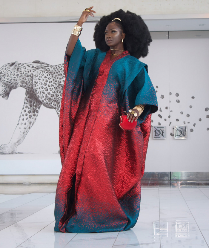 Luxe rich auntie bubu gown