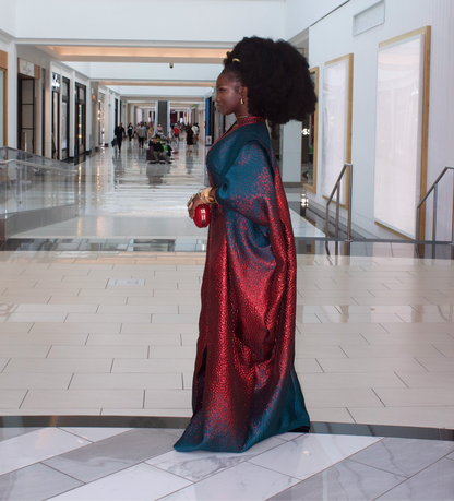 Luxe rich auntie bubu gown