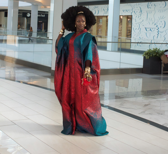 Luxe rich auntie bubu gown