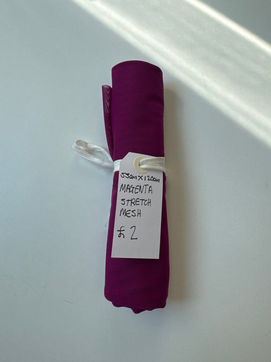 Magenta Stretch Mesh Remnant