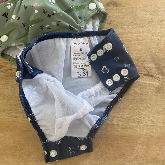 Maillot de bain couche bébé Popolini - Crocodile
