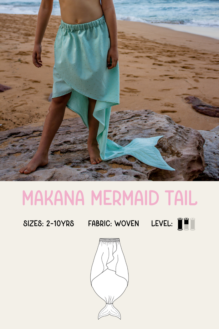 Makana Mermaid Tail Sewing Pattern