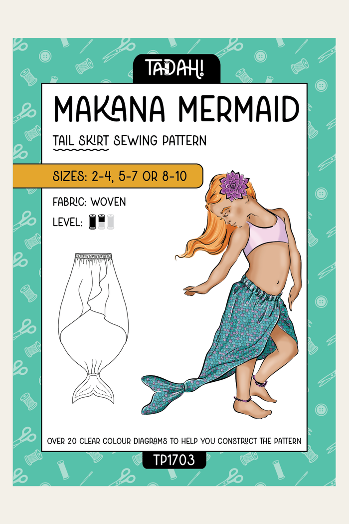 Makana Mermaid Tail Sewing Pattern
