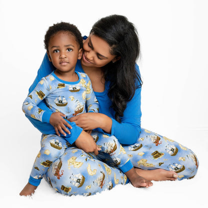 Maps and Mateys (Pirate) Long Sleeve PJ's - Jammie Session