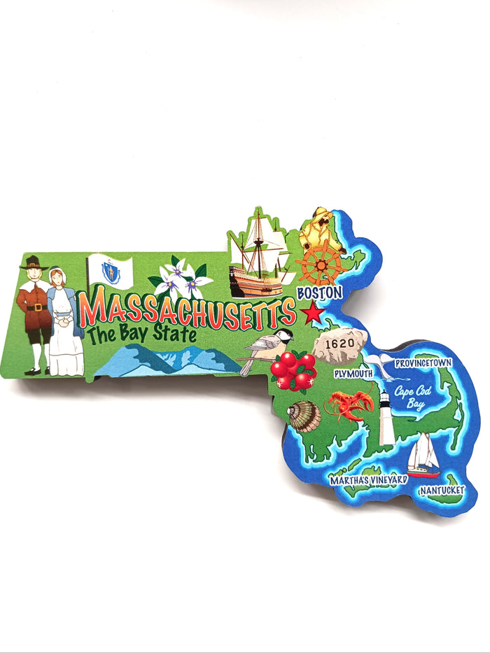 Massachusetts State Magnet