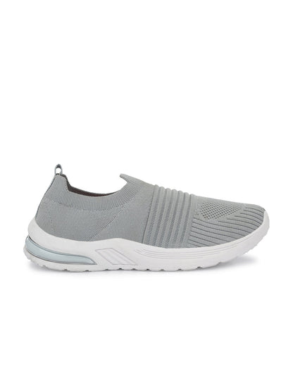 Men Casual Knitted Loafers - Light Grey (HRL2083LGY)
