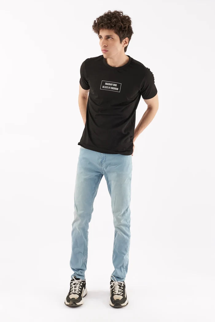 Men's Creative Empowered T-Shirt Black