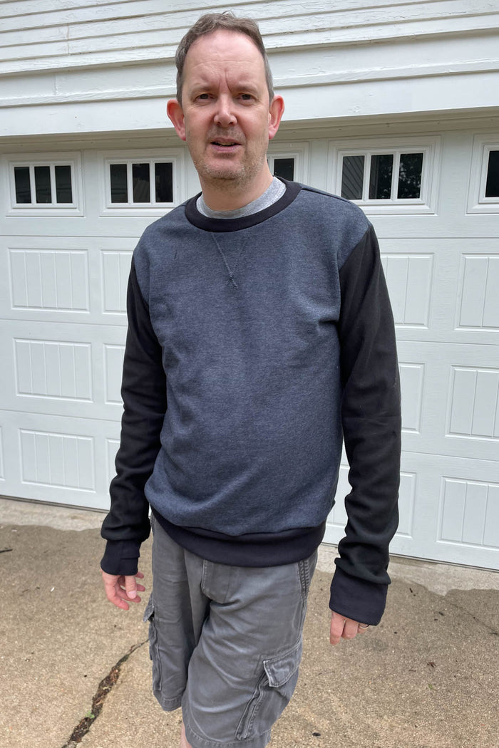 Mens Drop Sleeve Sweater Sewing Pattern