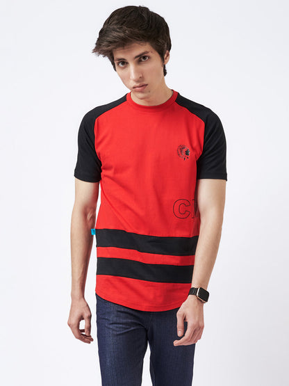Men's Duo Stripe T-shirt Red
