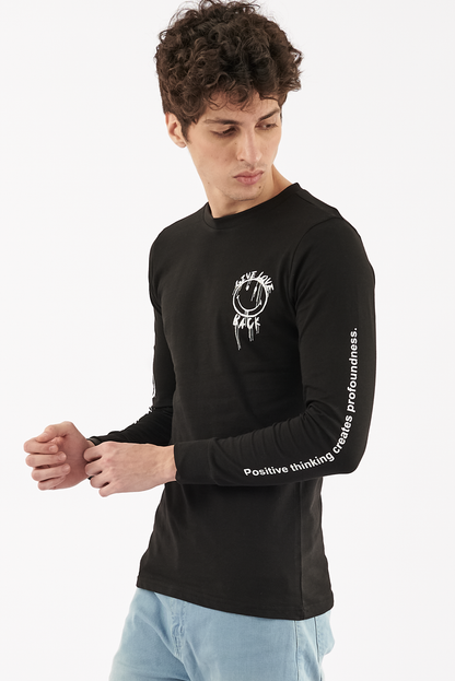 Men's Emoji Graphic T-Shirt Black