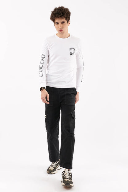 Men's Emoji Graphic T-Shirt White