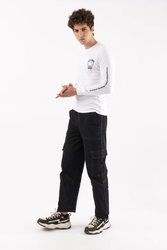 Men's Emoji Graphic T-Shirt White