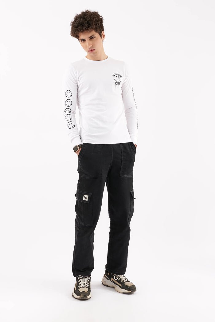 Men's Emoji Graphic T-Shirt White