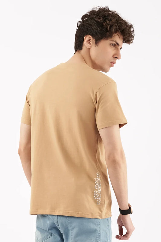 Men's Forbearance Graphic T-Shirt Sand